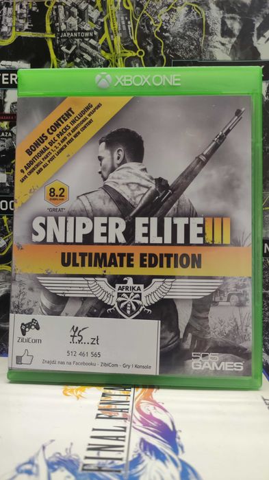 Sniper Elite 3  | Xbox One/Series X | Sklep | Kraków | Wysyłka|Wymiana