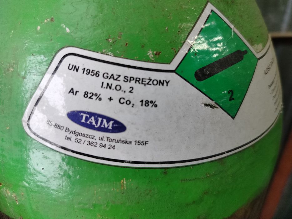 Butla gazowa Argon lub mieszanka 40l