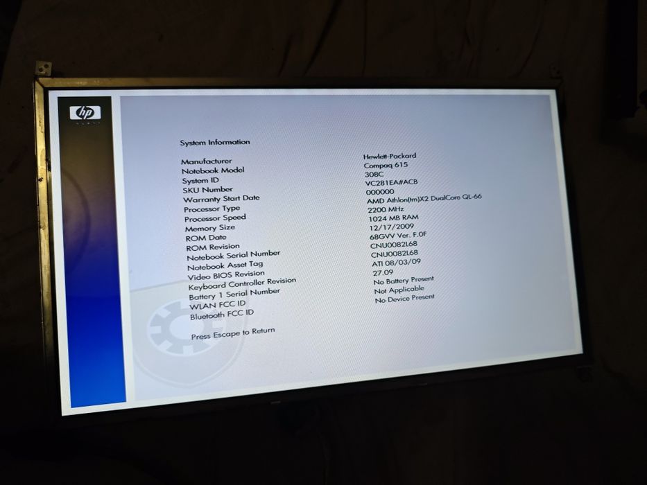 Екран матрица 15.6 40 пін (pin)