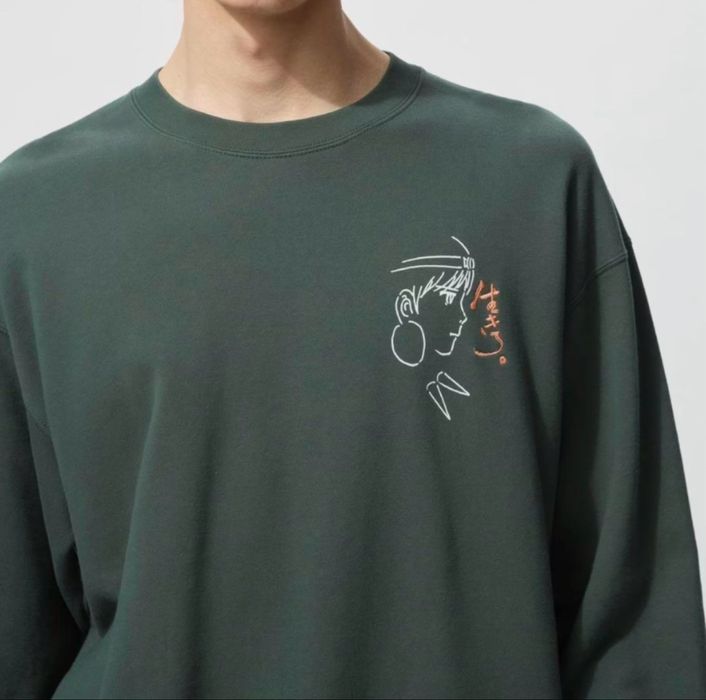 Світшот / кофта uniqlo ut x studio ghibli "princess mononoke" ( студія Гіблі принцеса Мононоке)