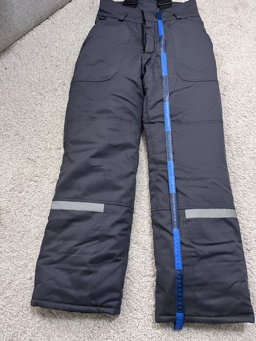 Утеплені штани з підтяжками