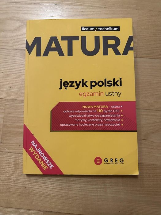 Matura język polski egzamin ustny - pomocnik GREG