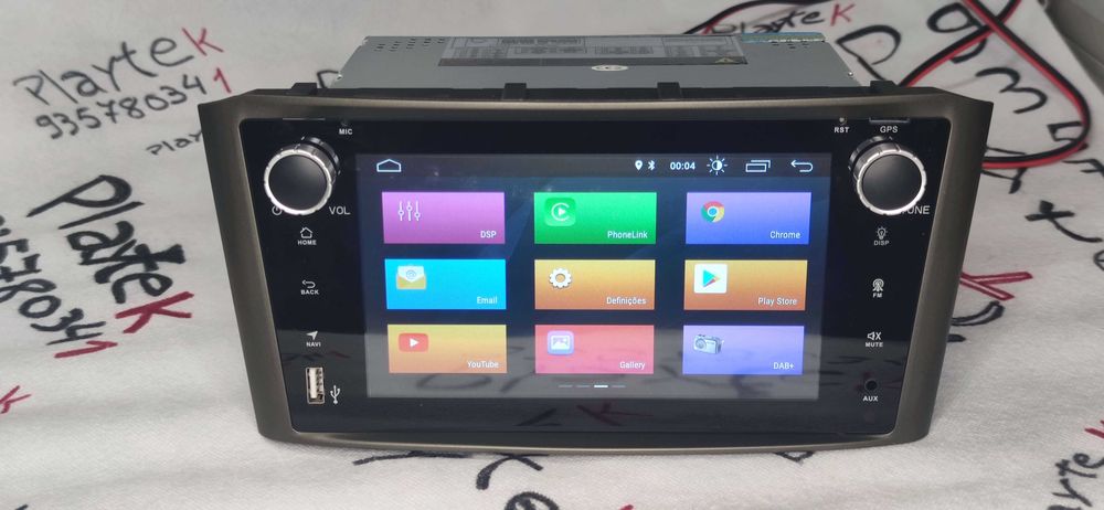 Radio 2 DIN Toyota Avensis T25 – Android 14 - Novo Garantia