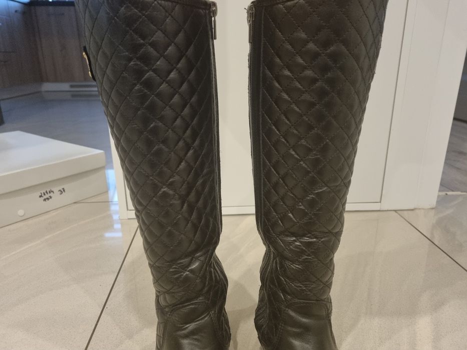 Kozaki skórzane r.37