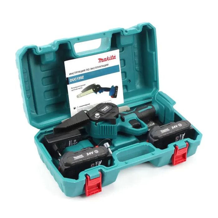 Аккумуляторная цепная мини пила Makita DUC155Z | 24V | 5.0 A/h