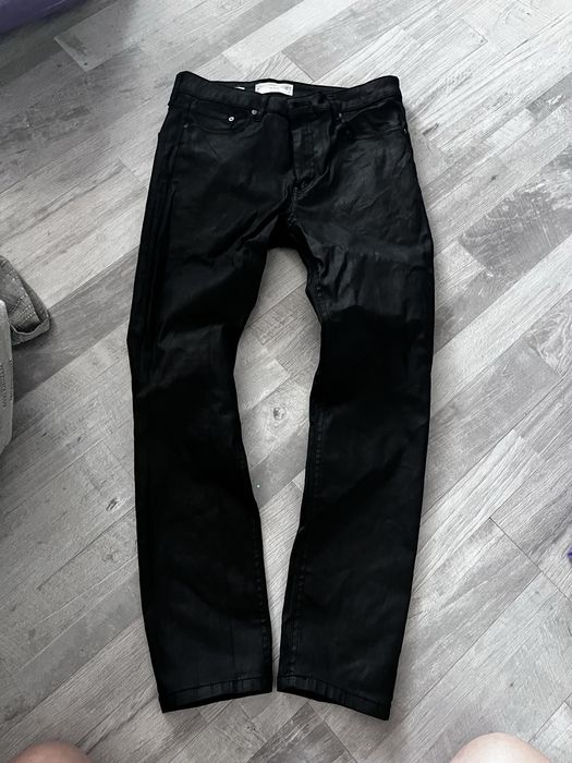 Zara dzinsy jeansy spodnie cyrkonie dzety blyszczace 36 nowe