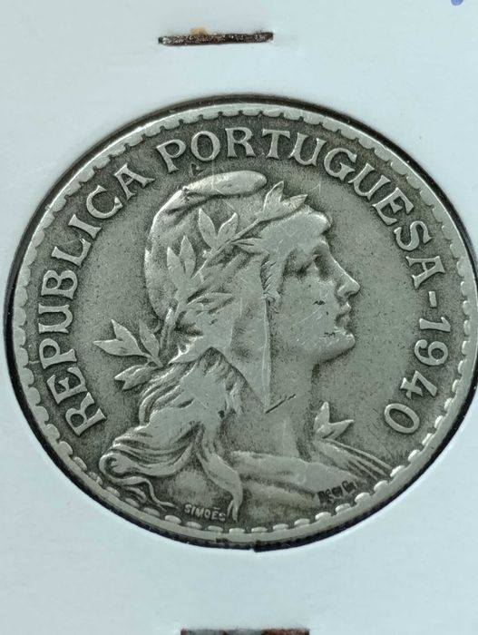 1 escudo de 1940 em alpaca