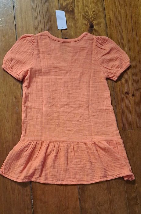 Vestido salmao Kiabi 8 anos novo0