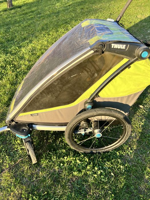 Przyczepka rowerowa Thule Cab 2 zielona
