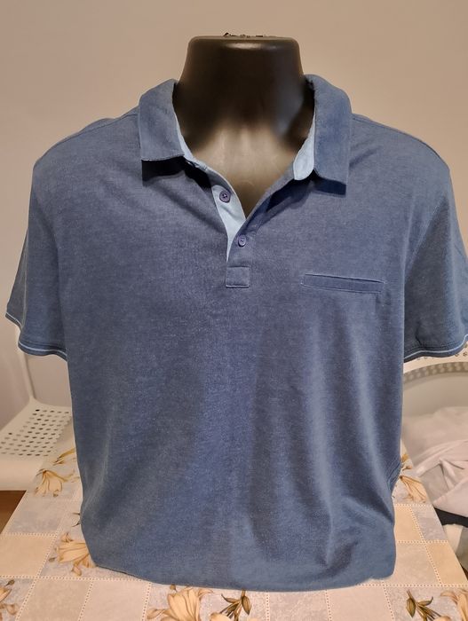 Koszulka męska polo Reserved rozmiar XL długość 73 szerokość 114