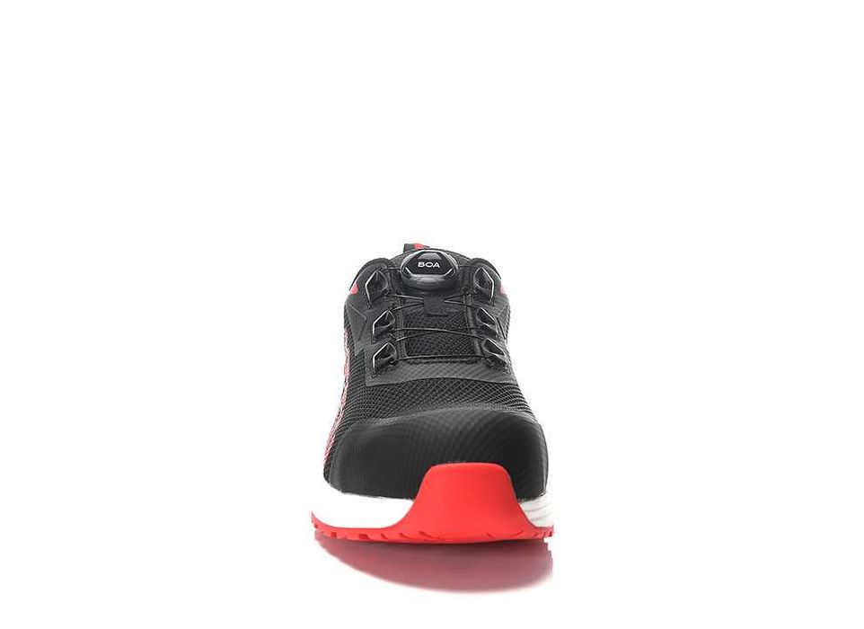 Buty robocze Elten BATIS BOA® black-red Low ESD S1PL R.45 [97 N]