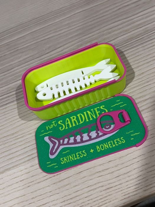 Porta-Joias Caixa Sardinhas