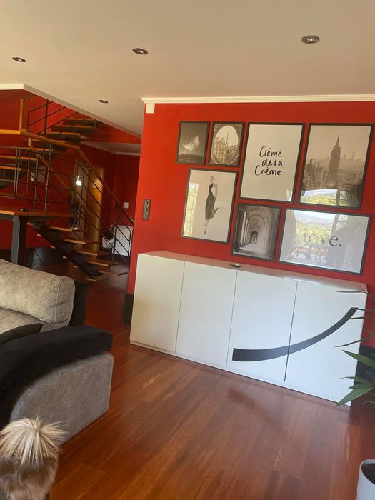 Aparador e decoração de parede