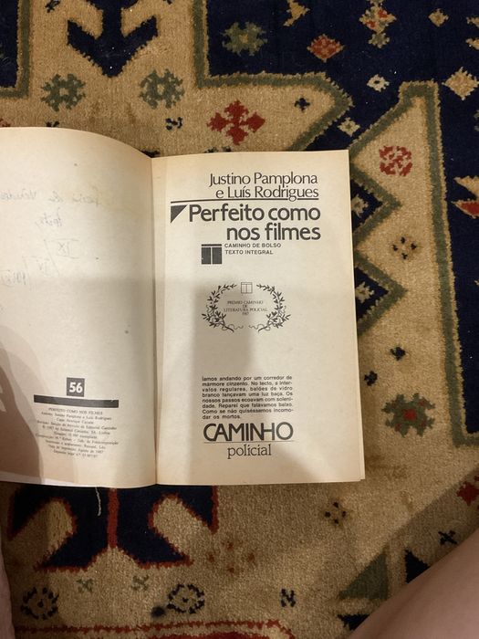 Livro Justino Pamplona e Luís Rodrigues - Perfeito como nos filmes.