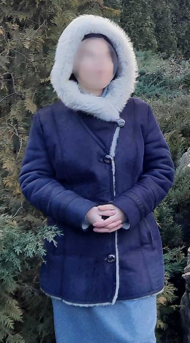 Жіноча натуральна дублянка, шуба