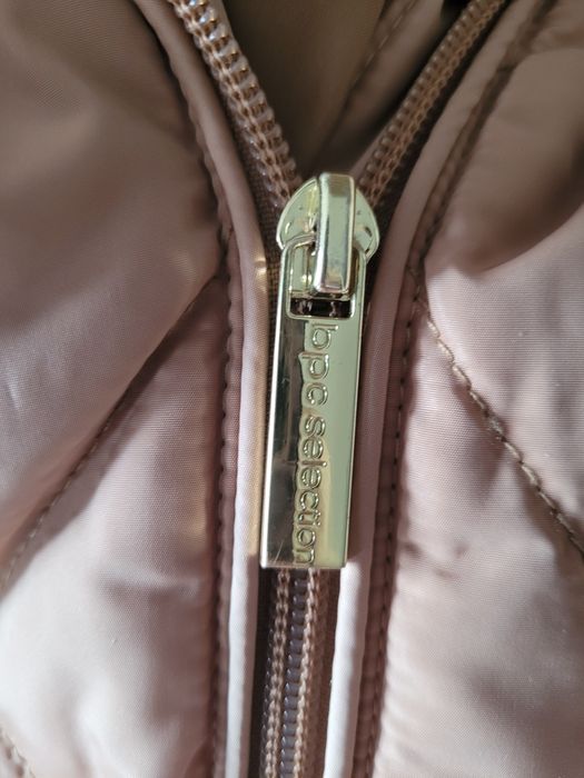 Kurtka pikowany lekki płaszcz camel bpc Bonprix 38