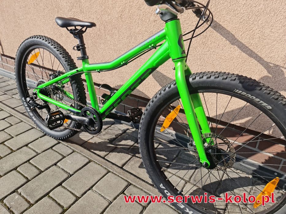 Rower dziecięcy SCOTT koła 24 SHIMANO aluminium rabat WYSYŁKA