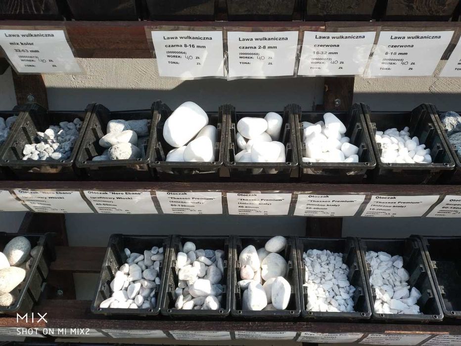 OZDOBNE KRUSZYWA podłoże otoczak grys żwir lawa pumeks keramzyt