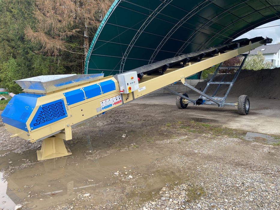 Przenośnik taśmowy Taśma przenośnikowa na kołach