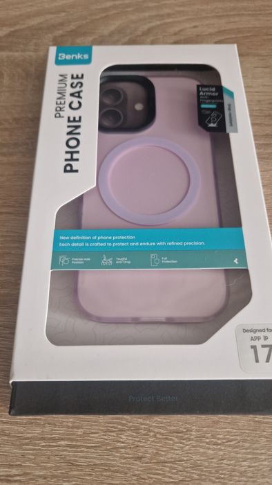 Case oryginalne Rock, Benks do Iphone 17 + Szkło 2,5D 9H GRATIS