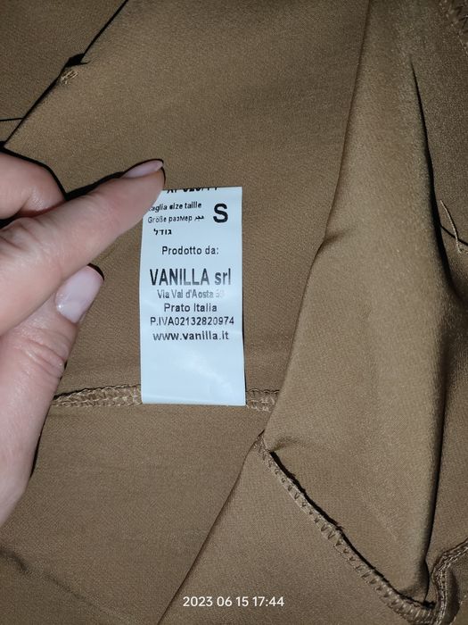 Брюки укороченные, с высокой посадкой,новые, р. S(44)