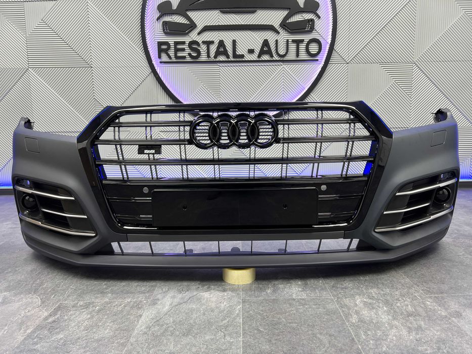 передний бампер audi q5 80a s line с лайн Ауди ку5 БАМПЕР решетка