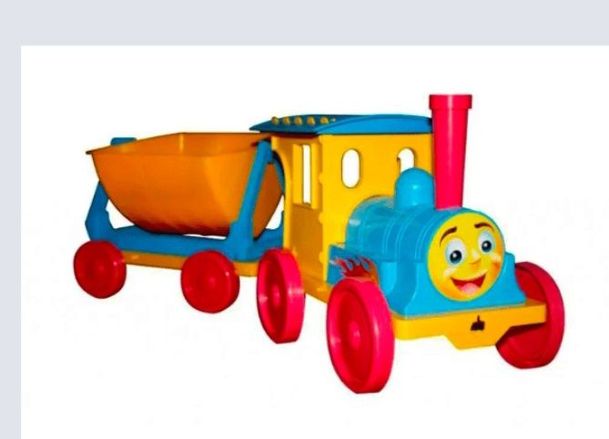 Паравоз поїзд  потяг та  1 причеп в гарного стану