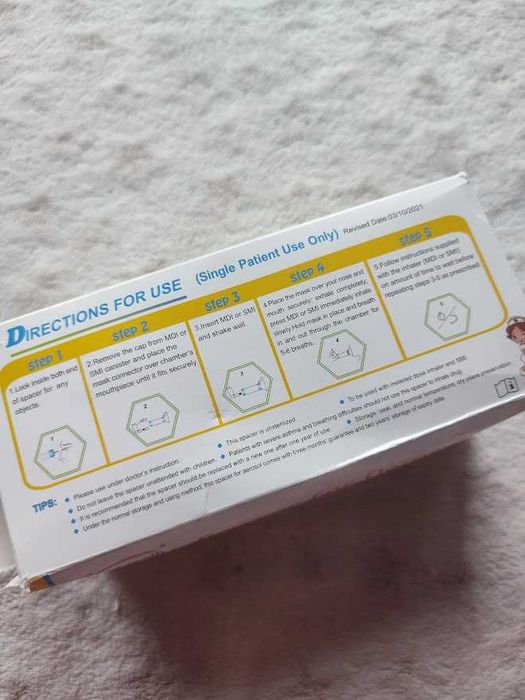 Komora inhalacyjna dystansowa Dla dzieci