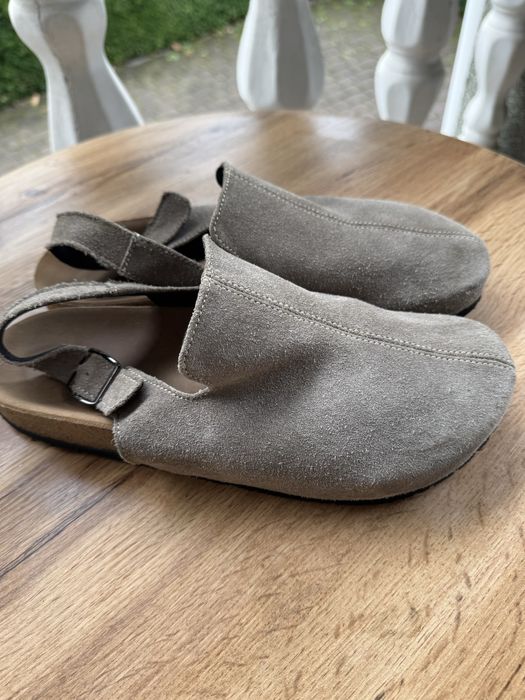 Замшеві клоги 26 см