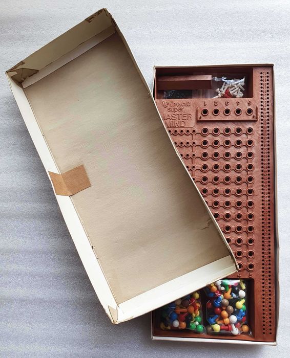 Antigo Jogo ~ "SUPER MASTER MIND" ~ Invicta 1972 ~ Completo ~ RARO