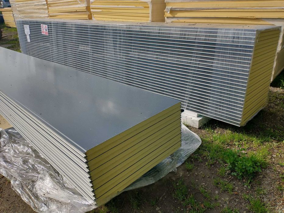 PONOWNIE DOSTĘPNA! Płyta warstwowa PIR 40mm ścienna, nowa RAL 7016