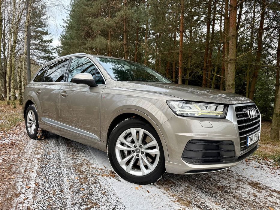 Audi Q7 S-Line, 7 osobowy, Zadbany, Prywatny