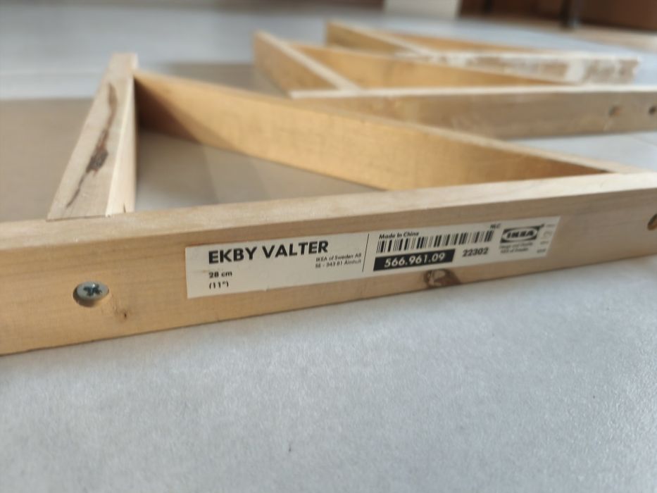 Komplet wsporników Ikea EKBY Valter