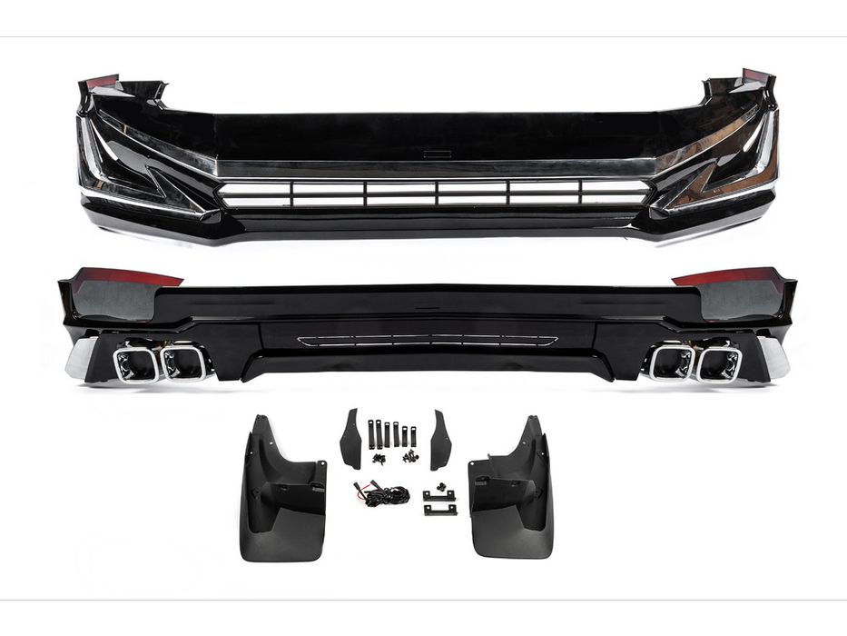 Toyota Land Cruiser Prado 150 Накладки на бампер Modelista 2017+