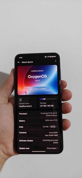 OnePlus Nord 5 — 12GB RAM / 512GB — Como Novo