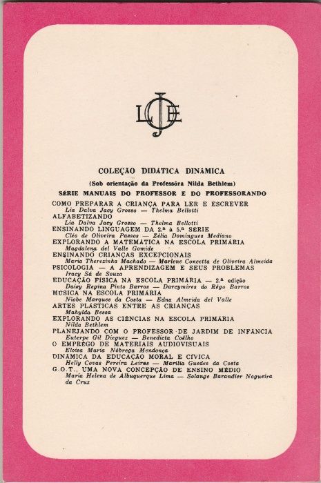 Alfabetizando (Colecção Didáctica Dinâmica - 1971)