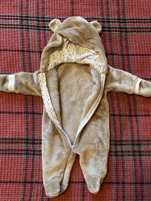 Теплий комбінізон 0-1 місяць