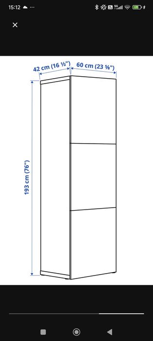 Dwa słupki Ikea besta