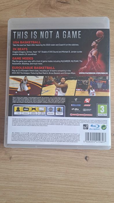 NBA 2k17 PS3 (stan 5/6)