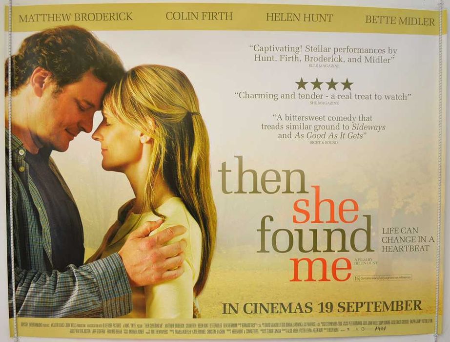 ATÉ QUE ME ENCONTROU (Helen Hunt/Matthew Broderick/Bette Midler)