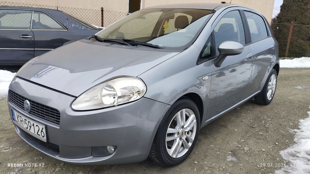 Fiat Grande Punto 1.9 Multijet 120PS Klimatronik CITY Zero Korozji Salon Polska Piękny