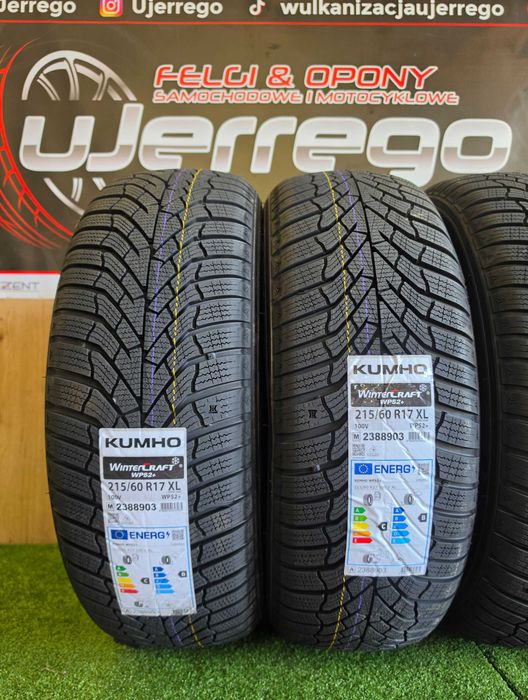 Koła zimowe RENAULT SYMBIOZ, AuSTRAL. CAPTUR 17x5x114,3 Kumho WindCraft WP52+ 215/60/R17 + TPMS