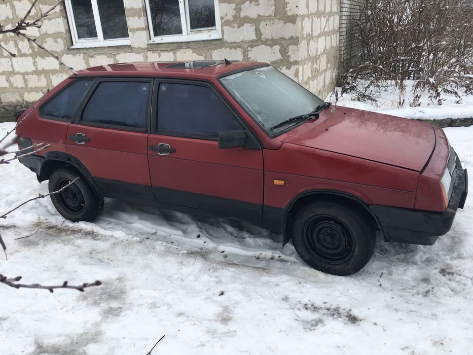 Ваз 2109 на полном ходу