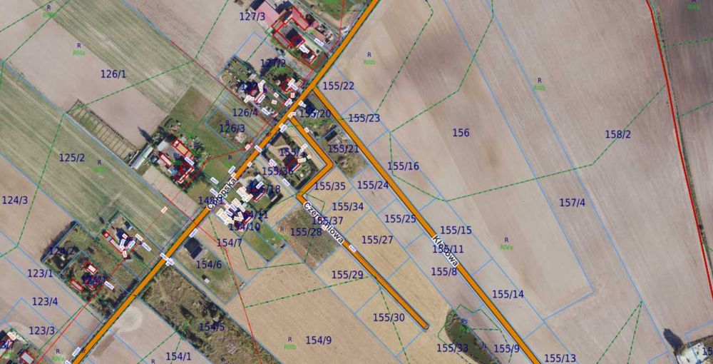 Działka budowlana 1500 m2 WARUNKI ZABUDOWY