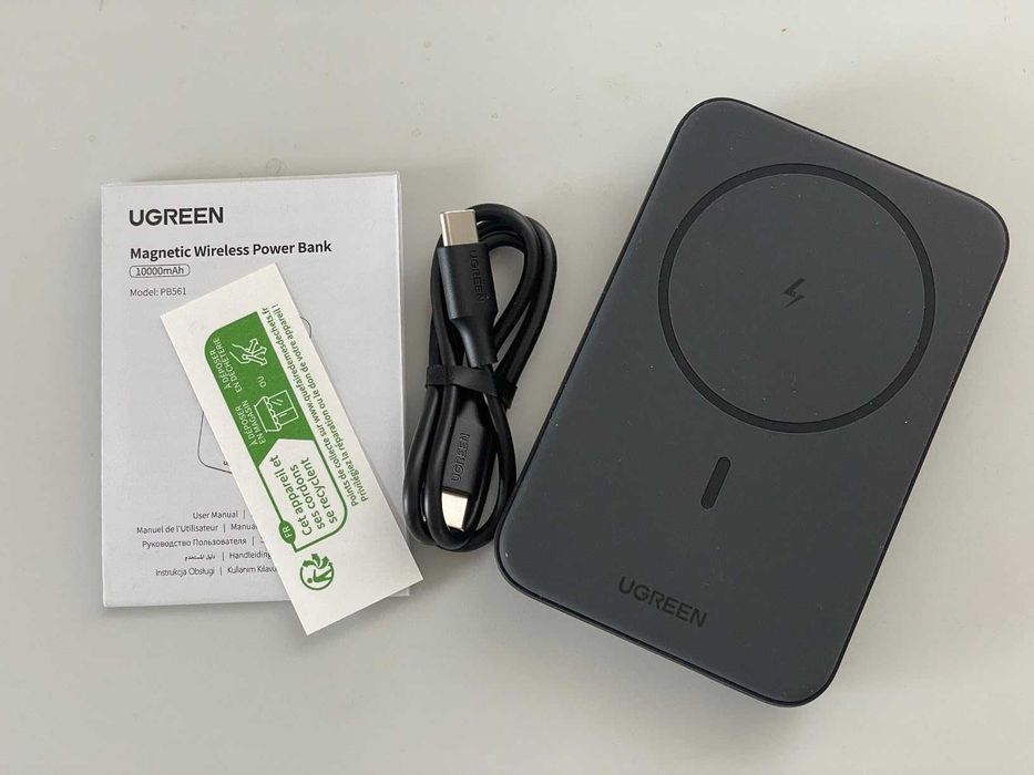 Power Bank Magnética Sem Fios Ugreen Nexode 10000mAh 20W