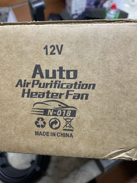 Mini aquecedor para carro novo