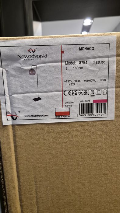 Lampa wolnostojąca Novodvorski Monaco 8794
