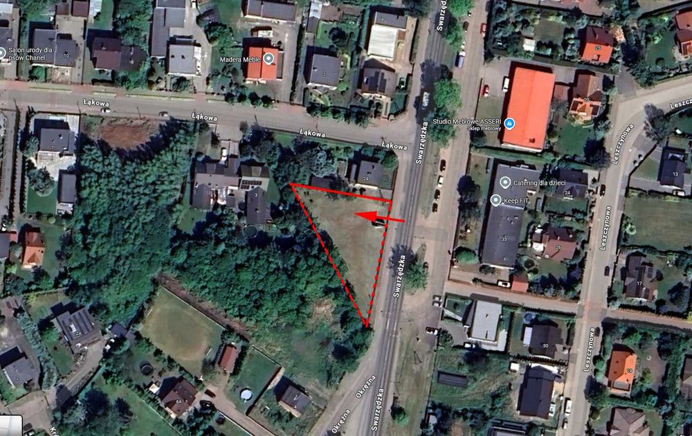 Wynajmę działkę usługową Gruszczyn k. Swarzędza