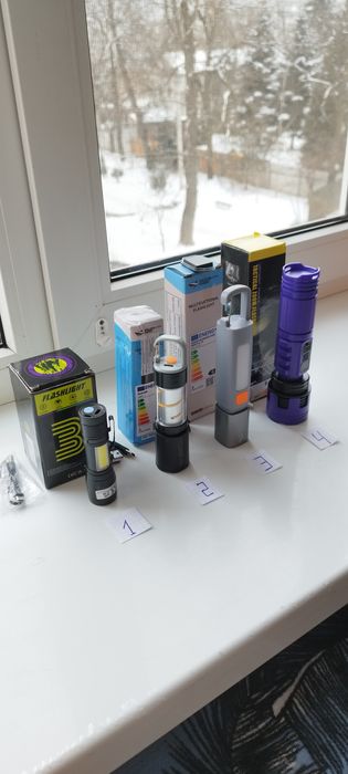 Ручні Ліхтарики Акамуляторні Smiling Shark