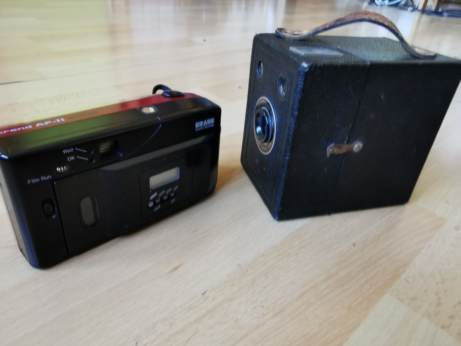 Kodak SIX-20 Brownie + Braun Trend AFII unikatowe aparaty OKAZJA